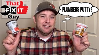 STOPMAKE SURE YOUR USING THE RIGHT PLUMBERS PUTTY [upl. by Nerrat]