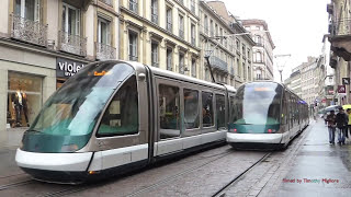 Trams à Strasbourg France  They dont get cooler looking than this [upl. by Diarmit]