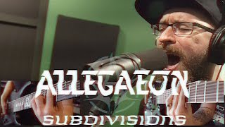 Allegaeon  Subdivisions RUSH COVER [upl. by Mahsih42]