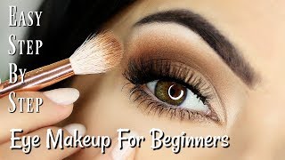 Beginner Eye Makeup Tips amp Tricks  STEP BY STEP EYE MAKEUP FOR ALL EYES [upl. by Hey]