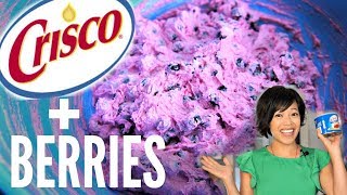 AKUTAQ Eskimo Ice Cream Recipe Test  Crisco amp Berries [upl. by Elleiram]