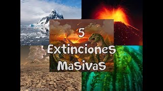 Las 5 Extinciones Masivas en la Tierra [upl. by Setiram]