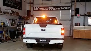 2020 Ford F150 LED Strobe Warning Lights [upl. by Ayna]