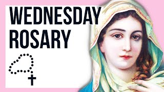 WEDNESDAY  GLORIOUS  Follow Along Rosary 15 Minute  SPOKEN ONLY [upl. by Teevens]