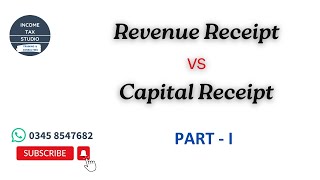 Revenue Receipts Vs Capital Receipts  Part I [upl. by Ahen737]