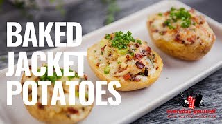 Baked Jacket Potatoes  Everyday Gourmet S8 E49 [upl. by Tiduj414]