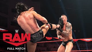 FULL MATCH  Randy Orton vs Drew McIntyre Raw Jan 20 2020 [upl. by Rogerg]