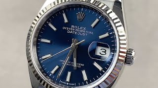 Rolex Datejust 126234 Rolex Watch Review [upl. by Adnolohs]