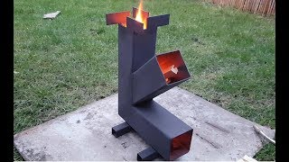 Simple Camping quotRocketquot Stove Build DIY [upl. by Dirfliw]