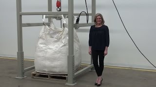 Bulk Bag Super Sack Unloading System Demonstration [upl. by Evelin945]