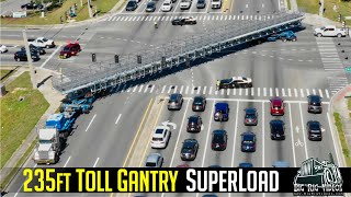 Toll Gantry Superload  Buchanan Hauling amp Rigging [upl. by Ycats]