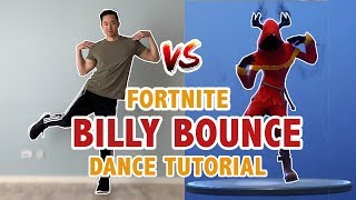 How To Do Fortnite Billy Bounce Dance EASY  StepByStep Dance Tutorial [upl. by Nylekcaj]