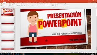 Como hacer una presentación en Power Point [upl. by Airdna]