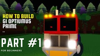 How to make a working G1 optimus prime in build a boat for treasure 1 [upl. by Hijoung840]