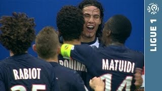 Incredible run and goal CAVANI 62  Paris SaintGermain  SC Bastia 40  20132014 [upl. by Aryahay]