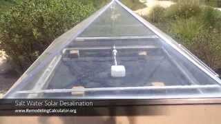 Salt Water Solar Desalination  ZERO Energy [upl. by Sophia643]