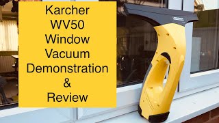 Karcher WV50 Window Vacuum Demonstration amp Review [upl. by Aihsenot]