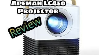 Apeman LC450 ProjectorReview [upl. by Yznyl]