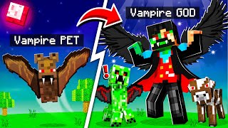 Upgrading PET VAMPIRE to VAMPIRE GOD in Minecraft [upl. by Nal]