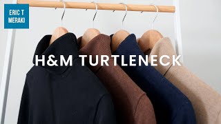 HampM HAUL Mens Turtleneck Sweater Review  Info amp Size Guide [upl. by Chrisman568]