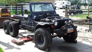 Jeep Wrangler TJ 6x6 Off Road Truck Build Project [upl. by Kevan360]