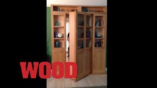 Hidden Door Bookcase  WOOD magazine [upl. by Ecertak]