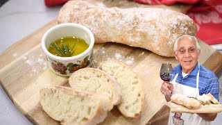 Homemade Ciabatta Bread [upl. by Ahsekyt]