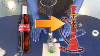 DIY shishahookah from Cola bottle EASY how to [upl. by Cinda]