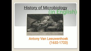 antonie van leeuwenhoek contribution in Microbiology  History of microbiology [upl. by Deraj280]