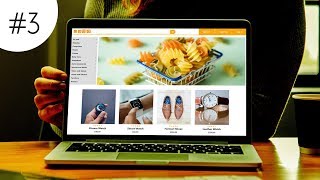 3 How To Make ECommerce Website Using HTML CSS And Bootstrap Step By Step [upl. by Ardnosac]