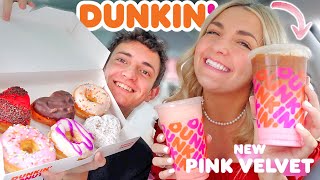 DUNKIN DONUTS VALENTINE MUKBANG w GORDY [upl. by Lucia940]