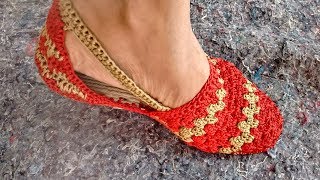 👉 SANDALIAS TEJIDAS A CROCHET PARA DAMAS 👈 [upl. by Cheng929]