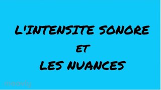 lintensité sonore [upl. by Old]