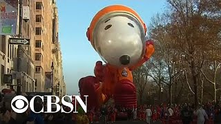 Millions attend Macys Thanksgiving Day Parade in New York City [upl. by Lertnahs]