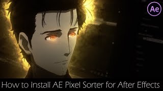 How to Install AE Pixel Sorter for After Effects [upl. by Annamarie]