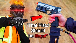 FULL AUTO ONLY Airsoft Pistol CHEATERS SURRENDER [upl. by Orenid830]