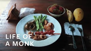 What Do Monks Eat  Life of a Monk [upl. by Lethia970]