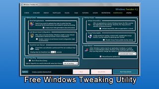 Free Windows Tweaking Utility [upl. by Almund858]