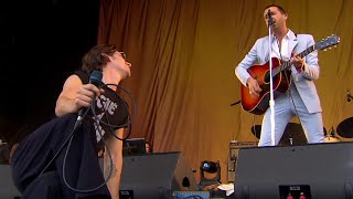 The Last Shadow Puppets  The Meeting Place  Glastonbury 2016 [upl. by Akinom61]