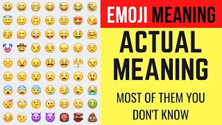 Emoji Meaning  Learn When to Use Which Emoji  All Emoji Meaning [upl. by Ciaphus812]