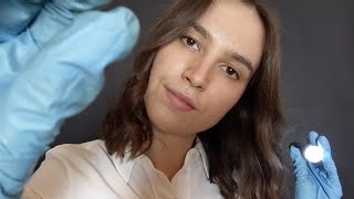 ASMR Eye Exam Roleplay SemiInaudible Whispers amp Light Triggers [upl. by Tarrance261]