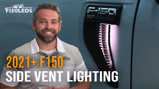 2021 F150 Side Vent Light Installation F150LEDS [upl. by Nyret]