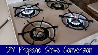 Off Grid Stove Conversion  Natural Gas to LPG [upl. by Acilgna809]