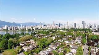 Kitsilano Beach Park drone video Vancouver BC  May 2023 [upl. by Inaja]