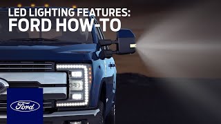 LED Lighting Features  Ford HowTo  Ford [upl. by Siloum289]