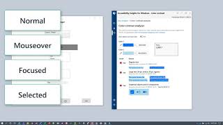 Accessibility Insights for Windows  Color Contrast Analyzer [upl. by Isis285]