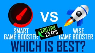 Smart Game Booster VS Wise Game Booster  Game booster for PC Windows 10 [upl. by Leoline]