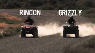 Grizzly 700 vs Rincon 680  Workability [upl. by Bibah]