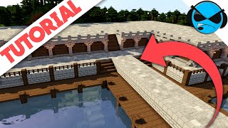 How To Build A Medieval DocksHarbour Minecraft Tutorial  Minecraft Docks Village Part 1 [upl. by Costanza891]