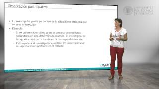 Tipos de investigaciones cualitativas   UPV [upl. by Boeke210]